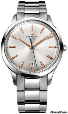 Zenith Elite Captain Central Second Stainless Steel