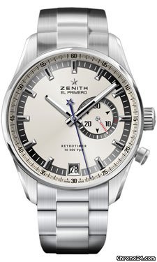 Zenith El Primero Retrotimer Stainless Steel