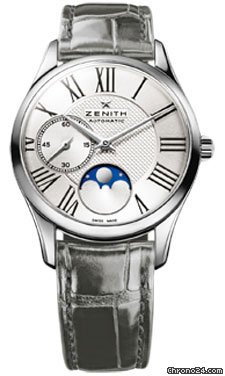 Zenith Elite Lady Ultra Thin Moonphase Stainless Steel