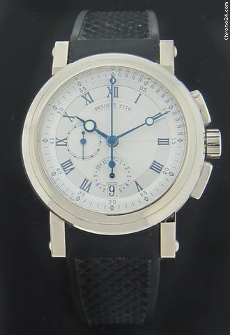 Breguet Marine Chronograph 18k White Gold 5827BB