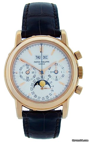 Patek Philippe Perpetual Calendar Chrono 18k Rose Gold 3970r
