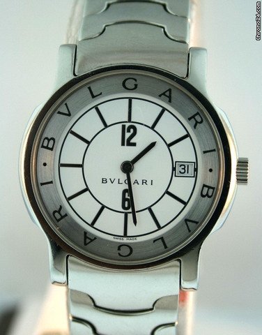 replica Bulgari Solotempo Ladies ST 35 S Pre-owned WATCHES 1 
