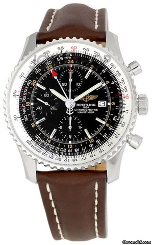 Breitling Navitimer World Black Dial Mens Watch A2432212-B726BRLT