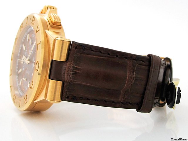 replica Bulgari Herren "DIAGONO" 750/- Gelbgold Automatik WATCHES 1 