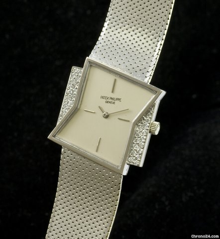 replica Patek Philippe 3497 Asymmetrical white gold WATCHES 1 