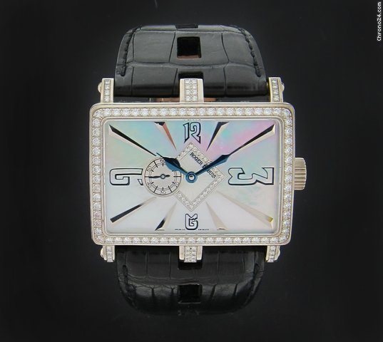Roger Dubuis 18k White Gold Diamond Pearl Too Much