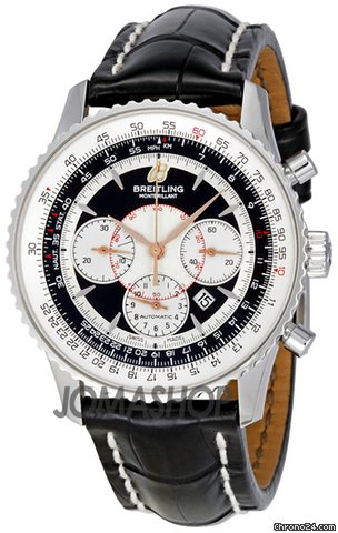 Breitling Montbrilliant Black Dial Automatic Mens Watch A4137012-B986BKCT