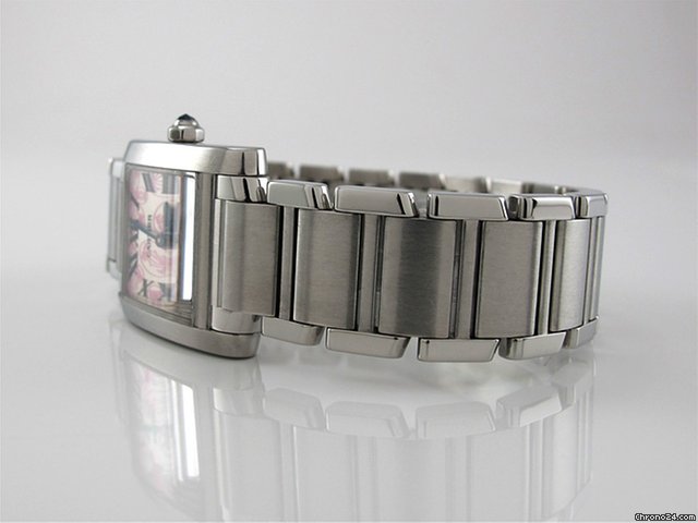 replica Cartier Damen "TANK FRANCAISE" Edelstahl Quarz WATCHES 1 