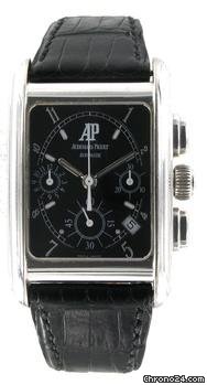 Audemars Piguet Edward Piguet Chrono White Gold on Leather Ref.25987BC