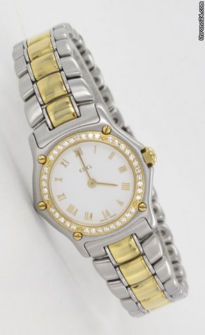 replica Ebel Stahl Gold Damenuhr mit Diamanten WATCHES 1 