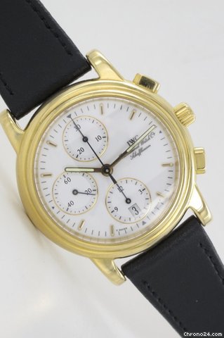 IWC Chrono Herrenuhr in 18k Gelbgold