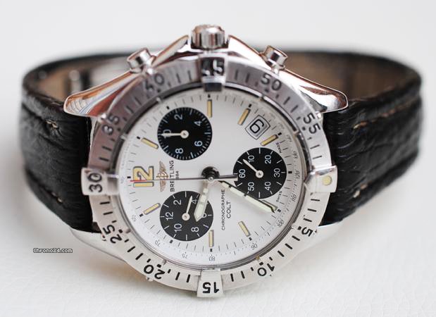 Breitling Colt Edelstahl Chronograph in sehr gutem Zustand