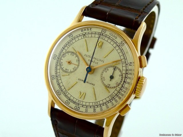 Patek Philippe Chronograph, Reference 533, 18k Rose Gold