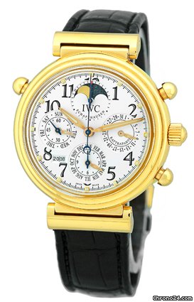 IWC Da Vinci Rattrapante Perpetual Calendar Split Second Chronograph Strapwatch