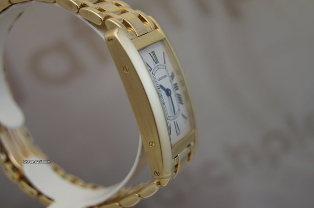 replica Cartier Tank Americaine 18kt goud WATCHES 1 