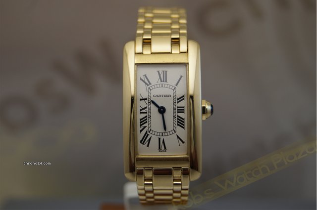 Cartier Tank Americaine 18kt goud
