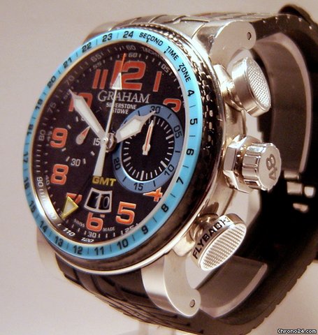 replica Graham GRAND SILVERSTONE STOWE RACING CRONO ACCIAIO WATCHES 1 