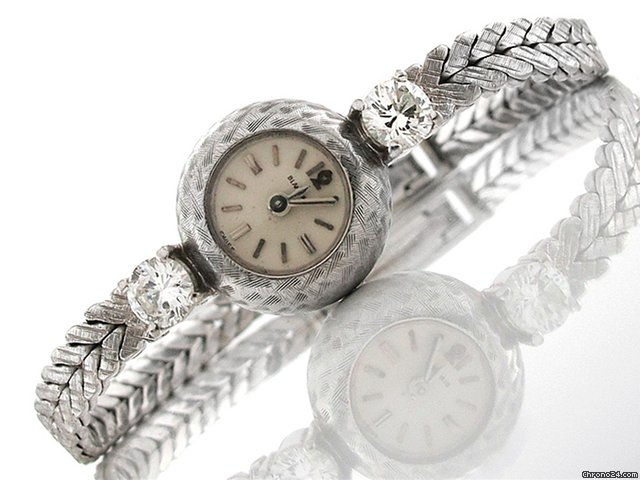 Blancpain Damen 750/- Weissgold Handaufzug