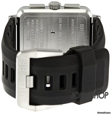 replica Bell & Ross Aviation Black Dial Chronograph Automatic 42MM Mens Watch BR-03-94-STEEL WATCHES 1 