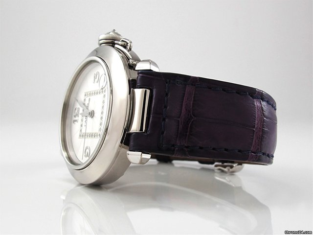replica Cartier Damen "PASHA" 750/- Weissgold Automatik WATCHES 1 