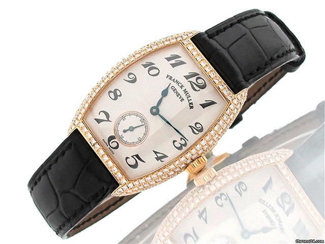 Franck Muller Damen "MONTRE CINTReE CURVEX" 750/- Gelbgold Handaufzug
