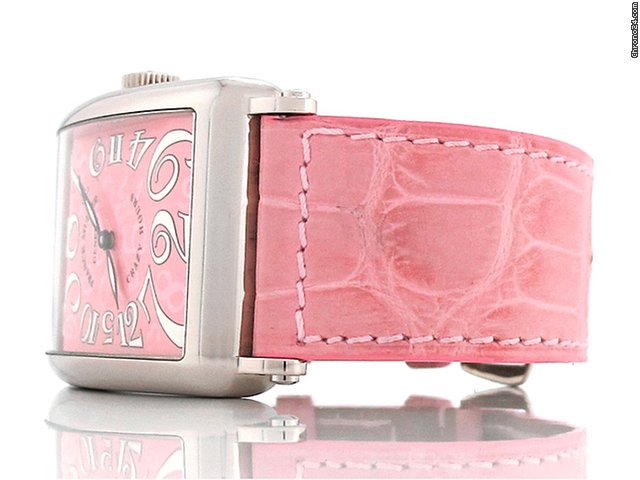 replica Franck Muller Damen "LONG ISLAND" 750/- Weissgold Automatik WATCHES 1