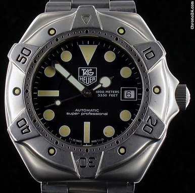 TAG Heuer Super Professional 1000m SS