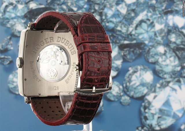 replica Roger Dubuis Genevois Golden Square Diamond WATCHES 1