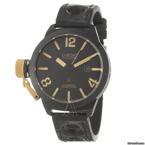 U-Boat Men's 18K Gold Classico Golden Crown Watch