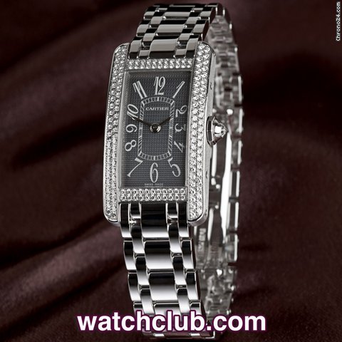 Cartier Tank Americaine - White Gold & Diamonds
