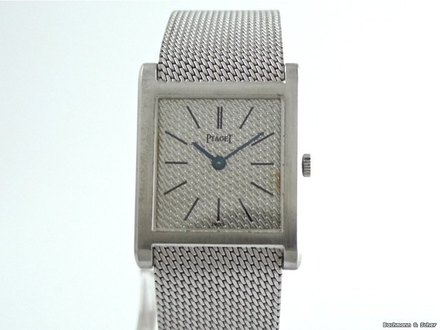 replica Piaget Tank, 18k White Gold, Manual WATCHES 1 