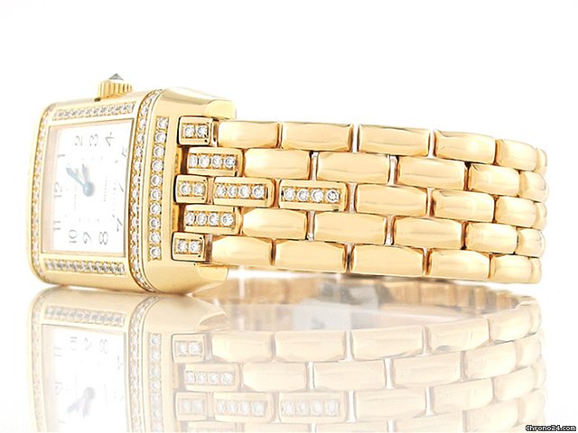 replica Jaeger-LeCoultre Damen "REVERSO DUO FACE" 750/- Gelbgold Handaufzug WATCHES 1 