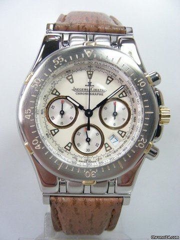 Jaeger-LeCoultre Kryos chronographe mecaquartz or/acier