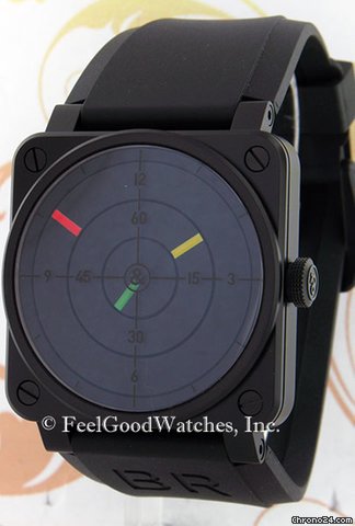 Bell & Ross BR03-92-SR Radar, Black PVD Steel