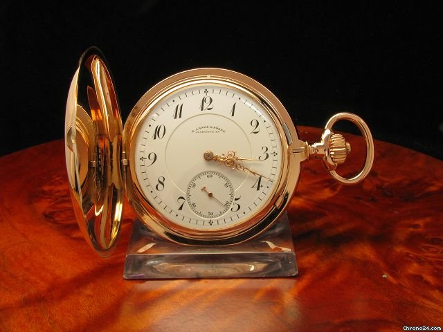 A. Lange & Sohne Glash��tte 1a Savonette Taschenuhr 18kt 750 Gold Von Ca. 1914