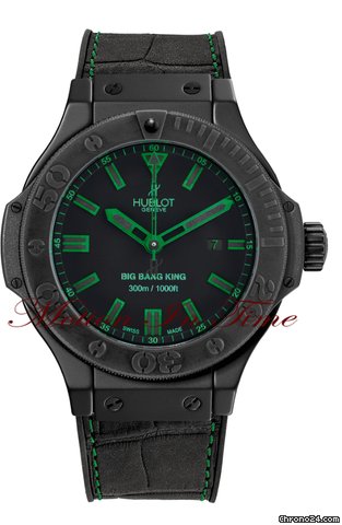 Hublot Big Bang King 300m "All Black-Green" 48mm Limited 500 Pieces