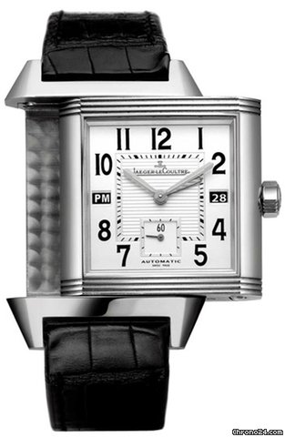 Jaeger-LeCoultre Reverso Squadra GMT Hometime White Dial Skeleton Back