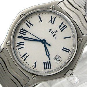 Ebel "Classsic Wave" . Stahl, unisex