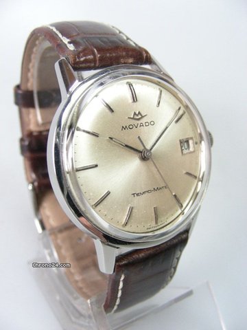 replica Movado Tempo-Matic vintage cadran silver WATCHES 1 