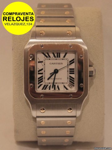 Cartier SANTOS XL acero y oro