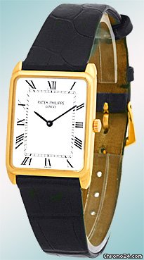 Patek Philippe Gent's 18K Yellow  Tank Strapwatch [On Hold]