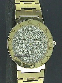 Bulgari Rare & Unique  Gent's 18K  Factory Pave Diamond Dial