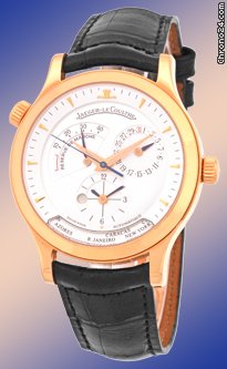 Jaeger-LeCoultre Gent's 18K Rose Gold  Master Geographic Strapwatch [On Hold]