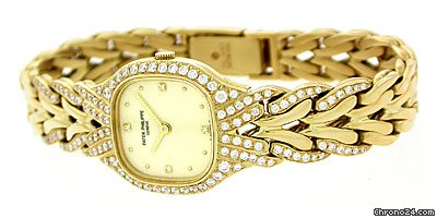 replica Patek Philippe Lady's 18K Yellow Gold  Diamond La Flame WATCHES 1 