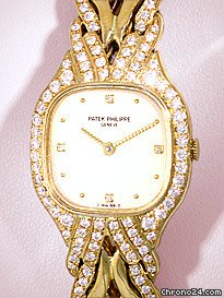 Patek Philippe Lady's 18K Yellow Gold  Diamond La Flame