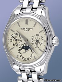 Patek Philippe Gent's 18K White Gold  Ref # 5136 Perpetual Calendar-Moon [On Hold]