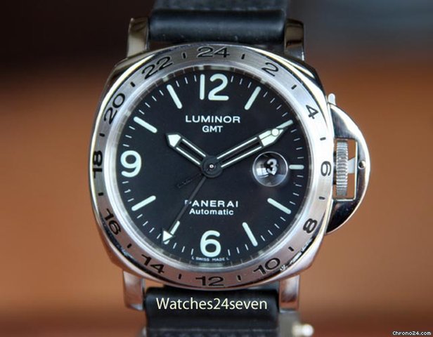 Panerai PAM 23 B GMT Explore Style Engraved Numbered Bezel 44 mm