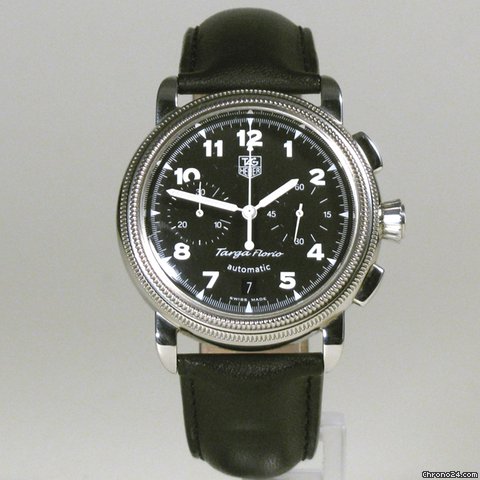 TAG Heuer Automatik, Chronograph targa florio,  Stahl