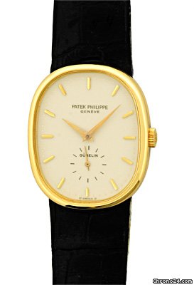 Patek Philippe Gent's 18K Yellow Gold  Golden Ellipse Strapwatch