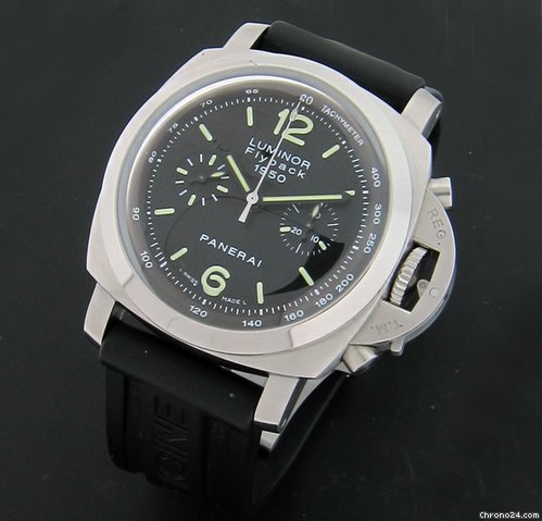 Panerai Luminor Flyback 1950 Steel Watch PAM212